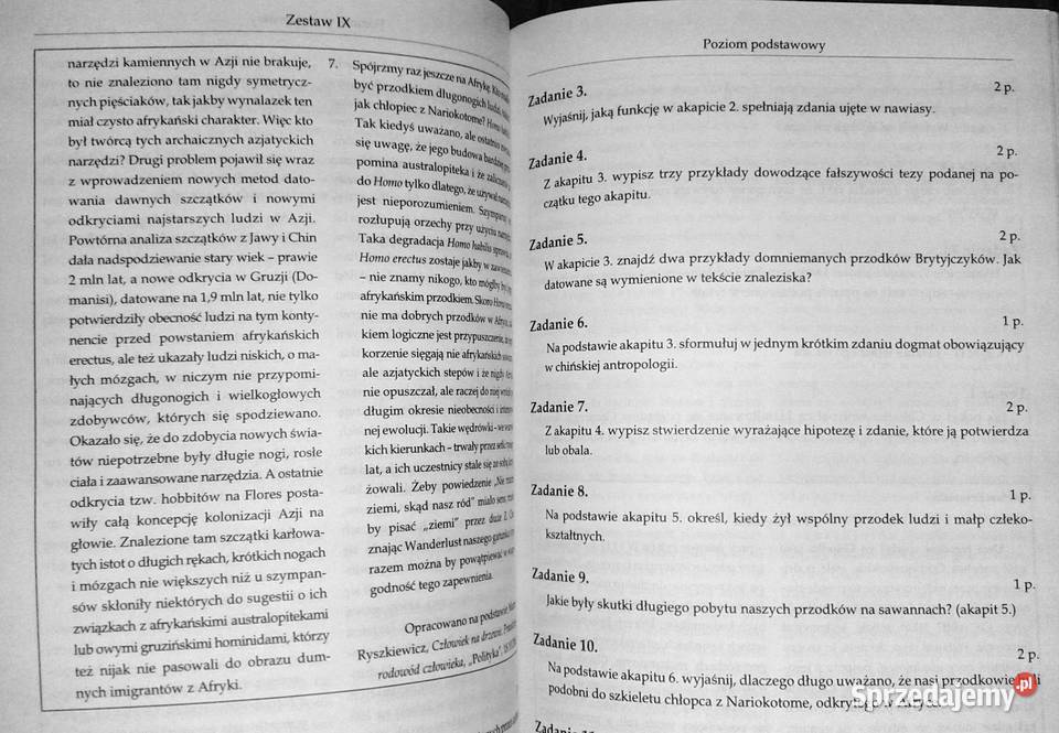 Język Polski Matura 2008 Arkusze egzaminacyjne Chełm