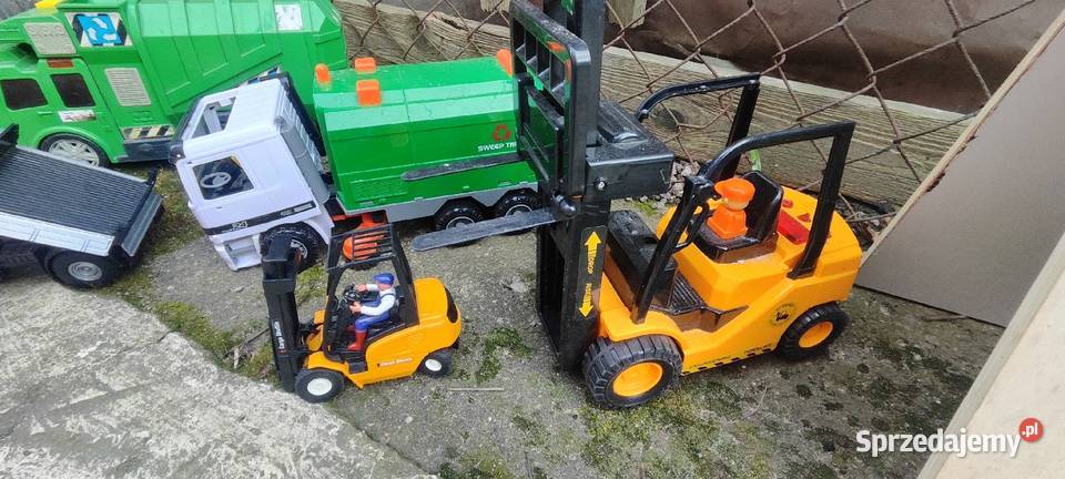 Zabawki śmieciara kopara i inne Plastik  dolnośląskie