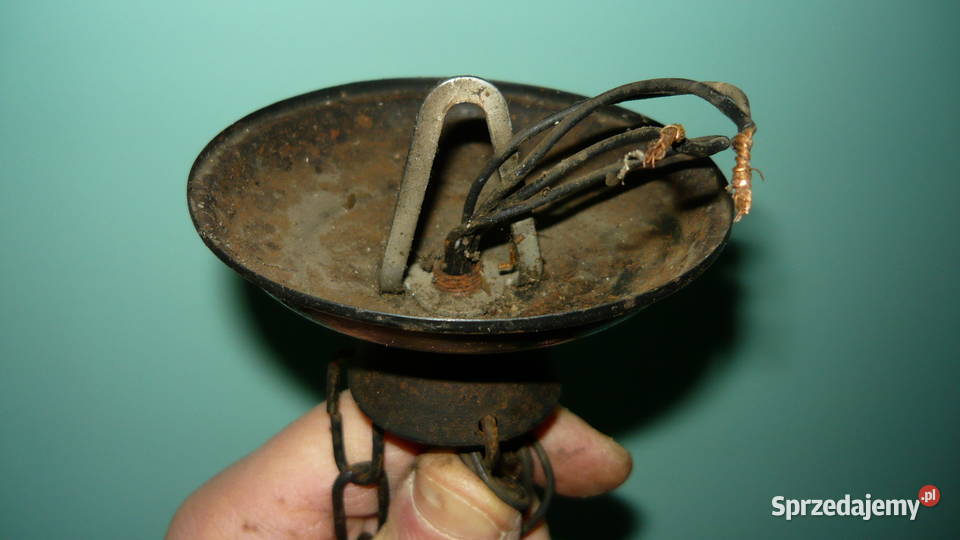 Stary żyrandol inny kolor podlaskie Sokółka