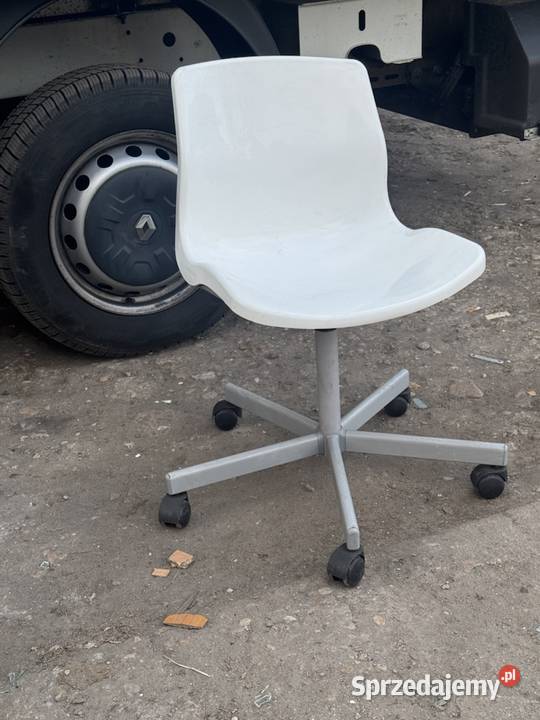 Krzesło biurowe obrotowe białe mazowieckie