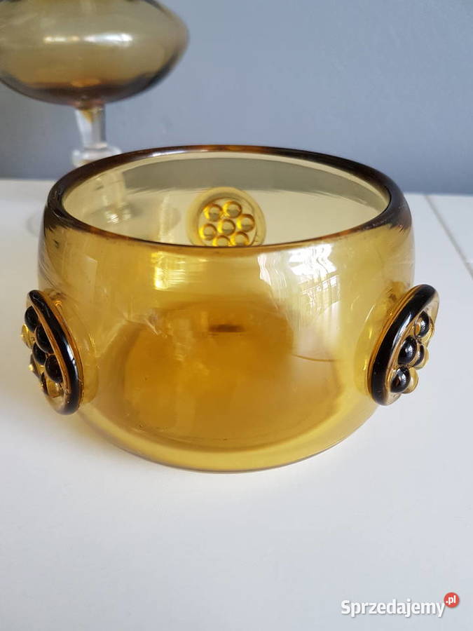 Wazon czarka Krakowski Instytut Szkła Porcelana i szkło Trzebinia