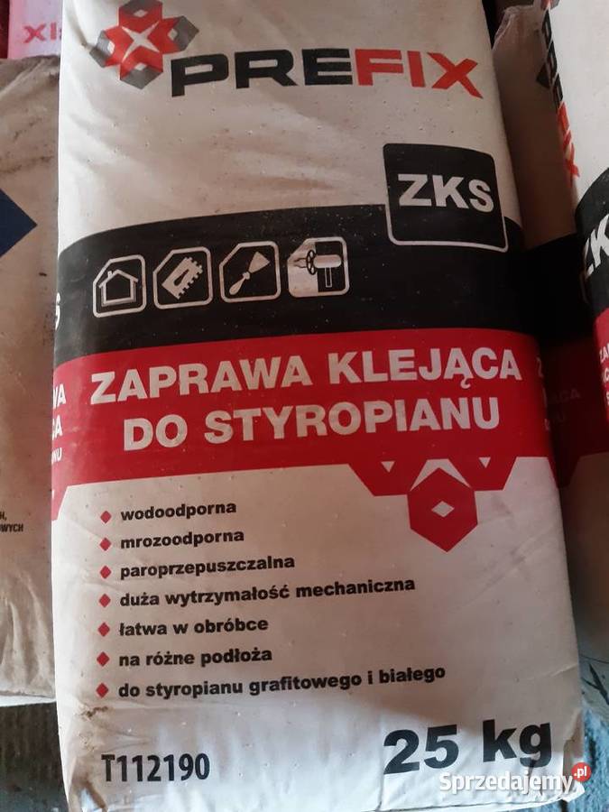 Klej do przyklejania styropianu w workach 25 Kleje
