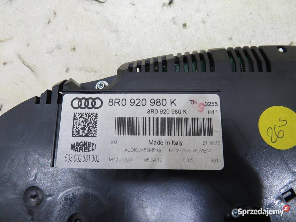 LICZNIK AUDI Q5 8R 32FSI 8R0920980K