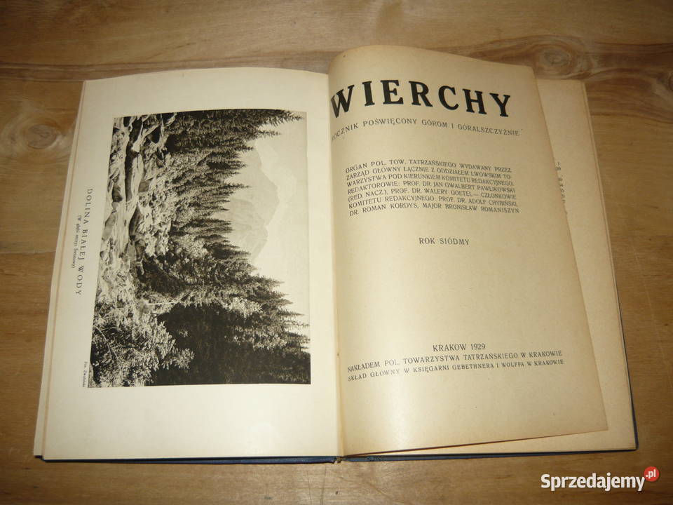 Wierchy siódmy 1929 Nowy Sącz
