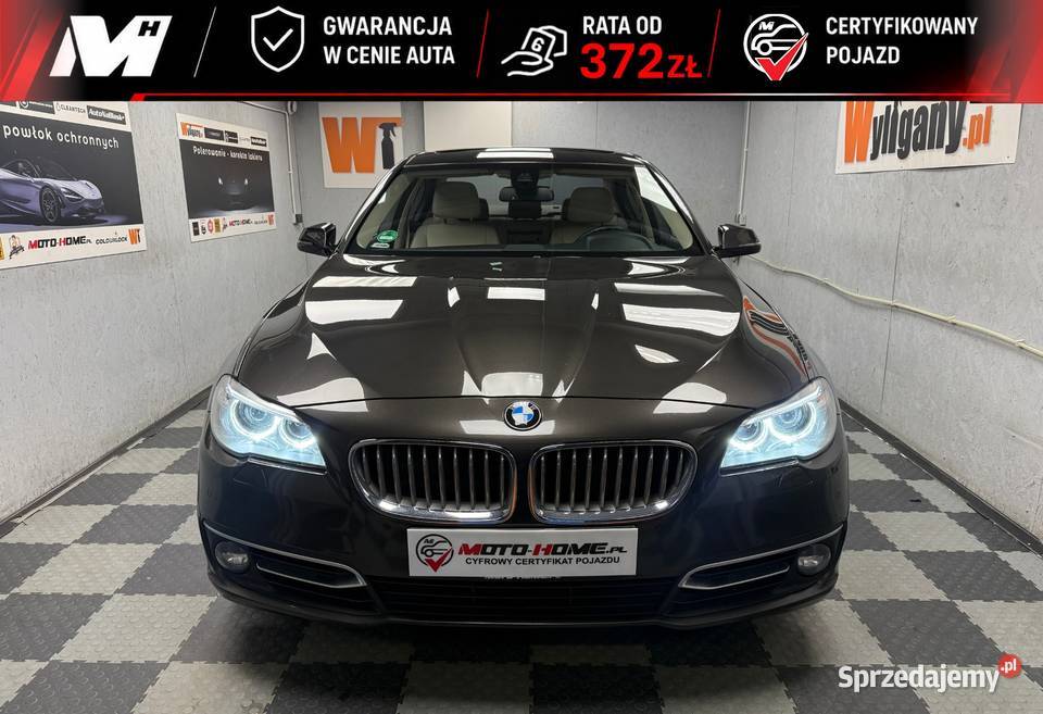 Salon Polska sedan xDrive jasne wnętrze elektryczne szyby Seria 5 BMW wielkopolskie