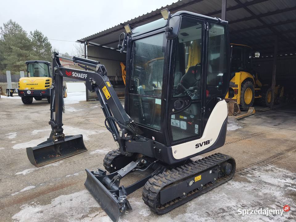 Yanmar SV18 Schaeff SV18 Minikoparka 39 mth Częstochowa