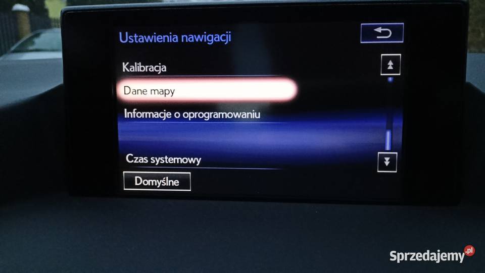 Mapa Europy LEXUS NX300h ES GS300 IS300h LX570 Łódź