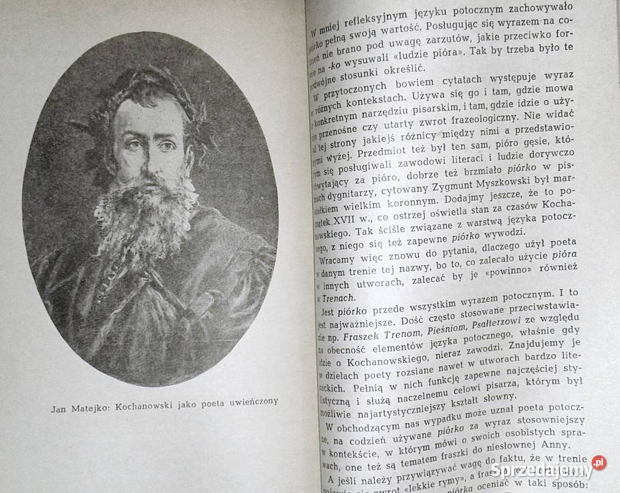 Treny Jana Kochanowskiego Janusz Pelc lubelskie sprzedam