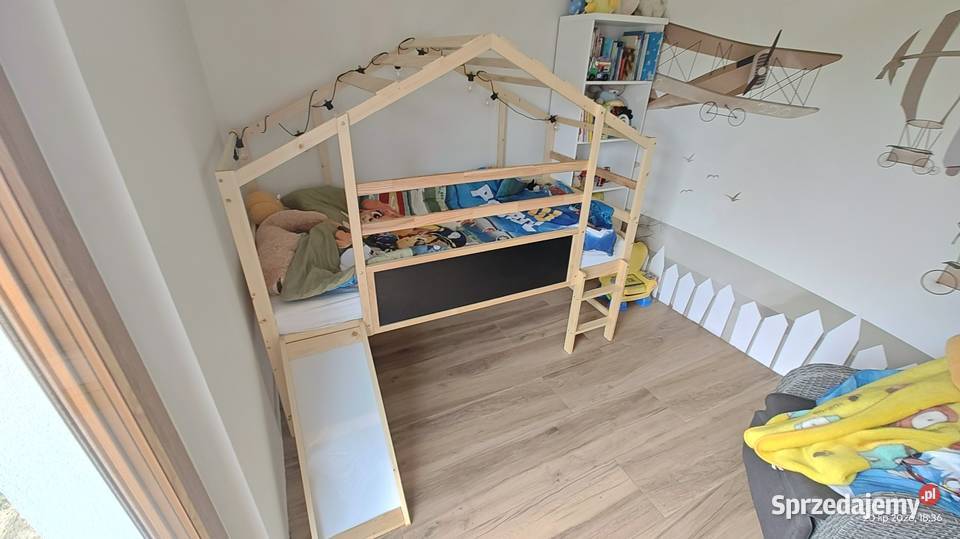 Łóżko dziecięce 90 x 200 Łóżko piętrowe Meble Paterek