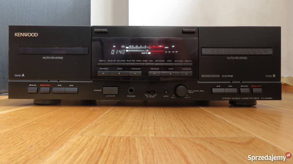 美品メンテナンス整備済みKENWOOD製カセットデッキKX-W6080 美品メンテナンス整備済みKENWOOD製カセットデッキKX-W6080 美品