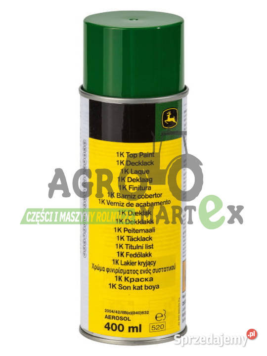 MXF200 FARBA ZIELONA SPRAY 04 JD dolnośląskie Wichrów