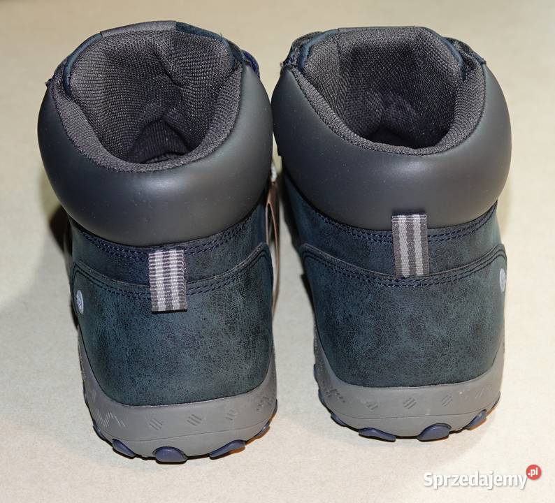 Buty chłopca jesiennozimowe kostkę 35 niebieskie Rozmiar 35 Gdynia