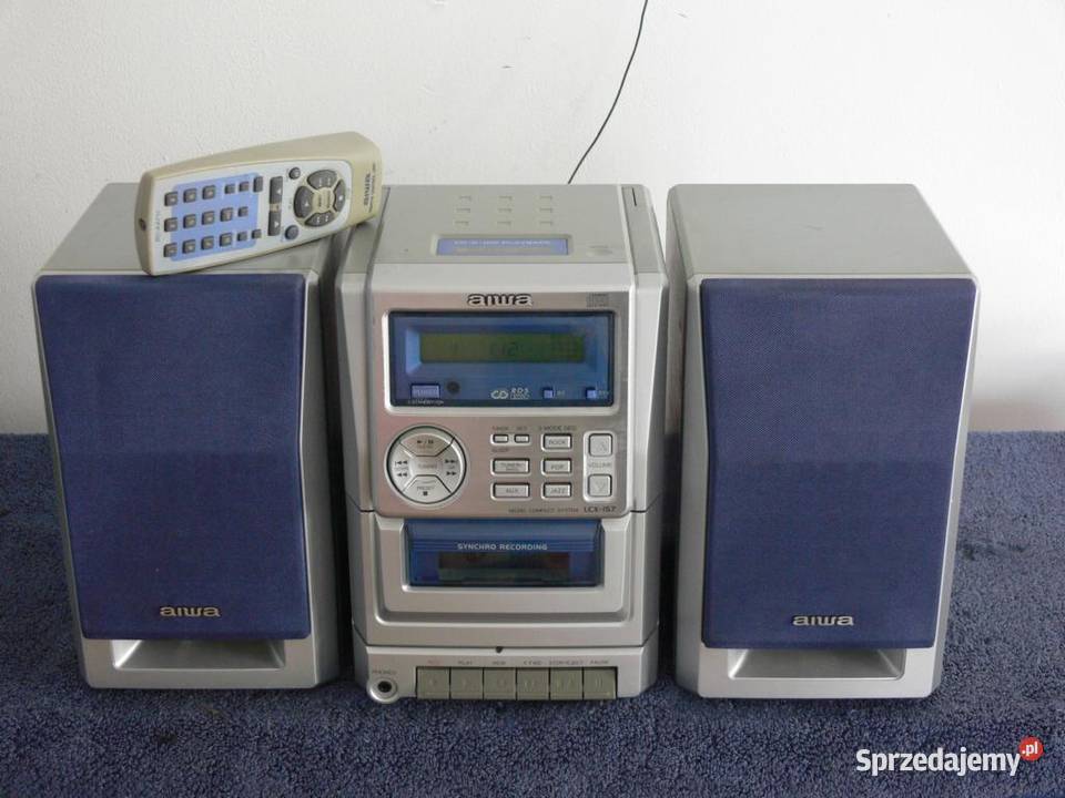 Wieża Aiwa pilot kolumny sprawna WYSYŁKA Jasło