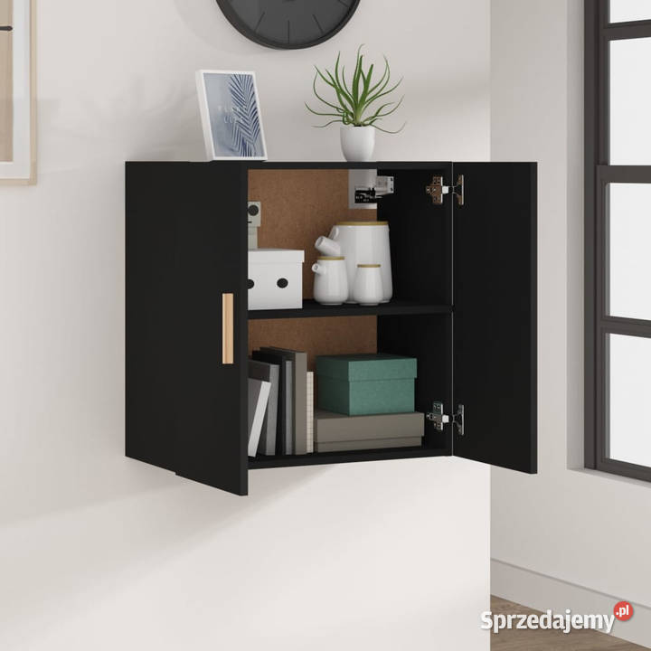 Szafka wisząca czarna 60x30x60 materiał Warszawa