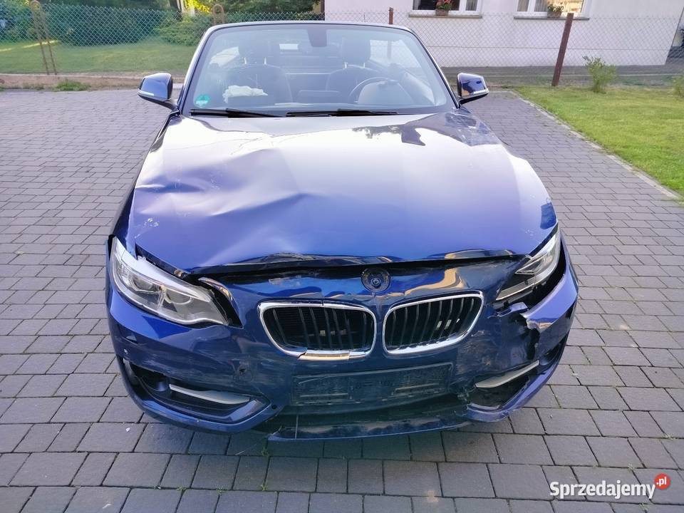 BMW 220i cabrio 16r Benzyna 20 biturbo klima światła LED Radomsko