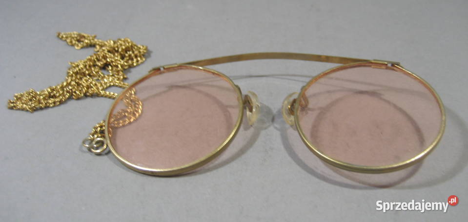 Stare Okulary Binokle mazowieckie