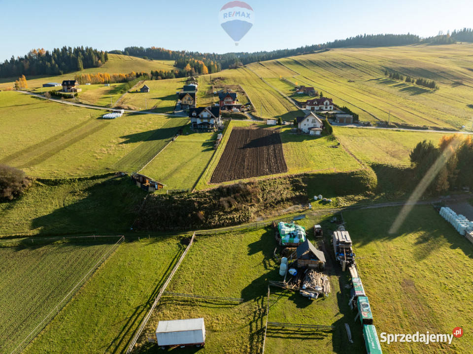 Dziaka budowlana z projektem w Niedzicy małopolskie