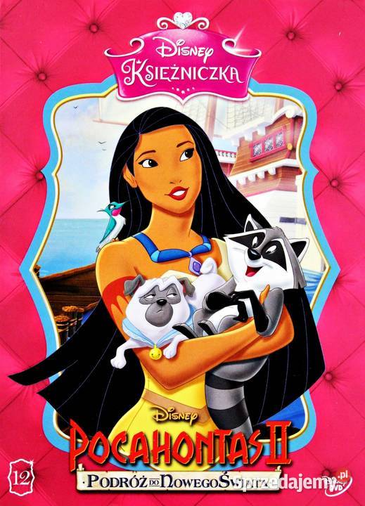 POCAHONTAS 1 2 DISNEY KSIĘŻNICZKA PAKIET 2 Kalisz