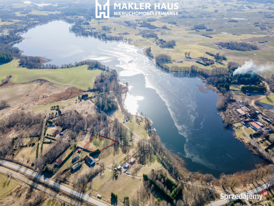 Kiepojcie Działka rekreacyjna jeziorem