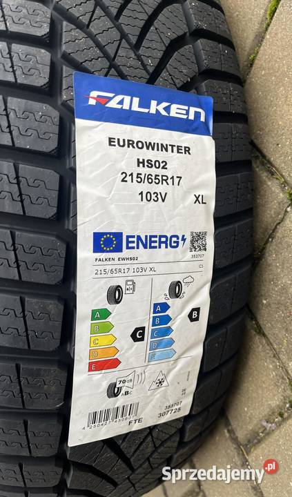 Opony nowe Falken Eurowinter 21565 R17 103 V XL Kleszczewo