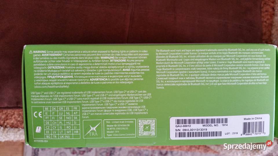 Pudelko i instrukcja XBOX Pulse Red do lubelskie Puławy