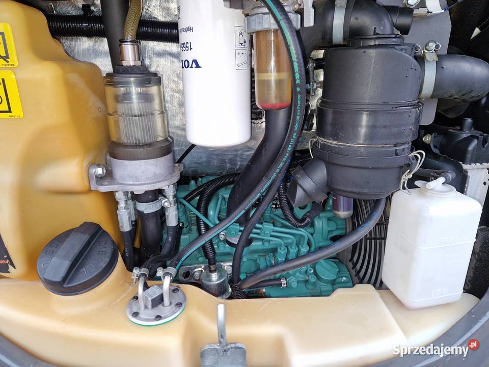 Minikoparka VOLVO ECR 25D 2019r przebieg 1900mtg Koparki Ryżki sprzedam