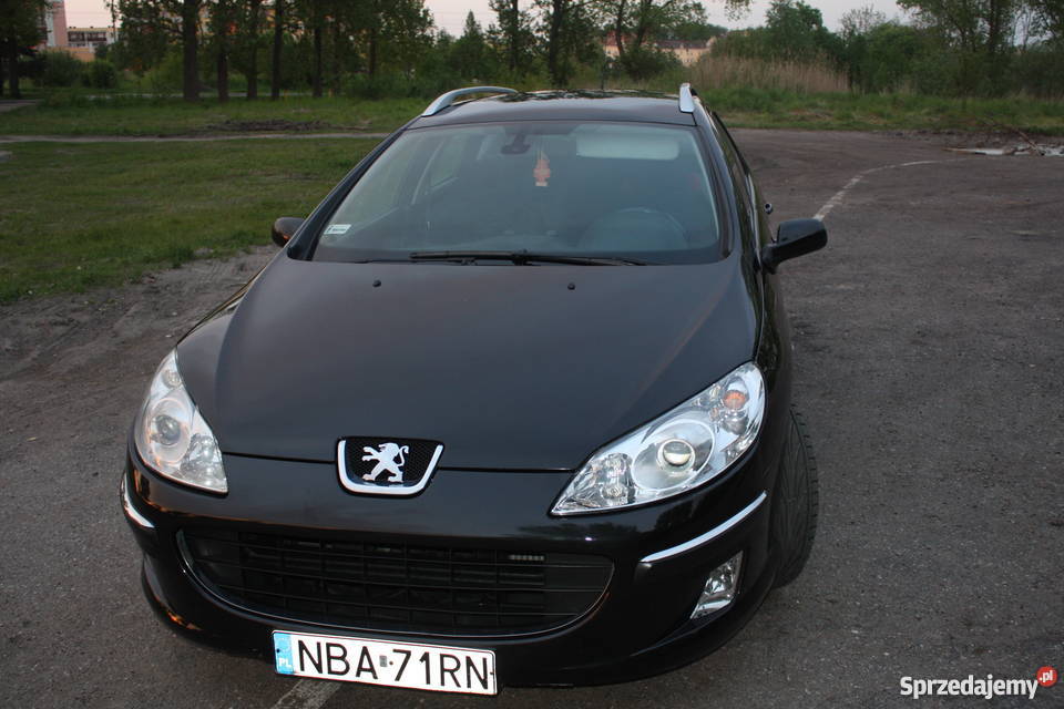 Peugeot 407 SW 2O HDI Panorama dach czujnik zmierzchu Bartoszyce