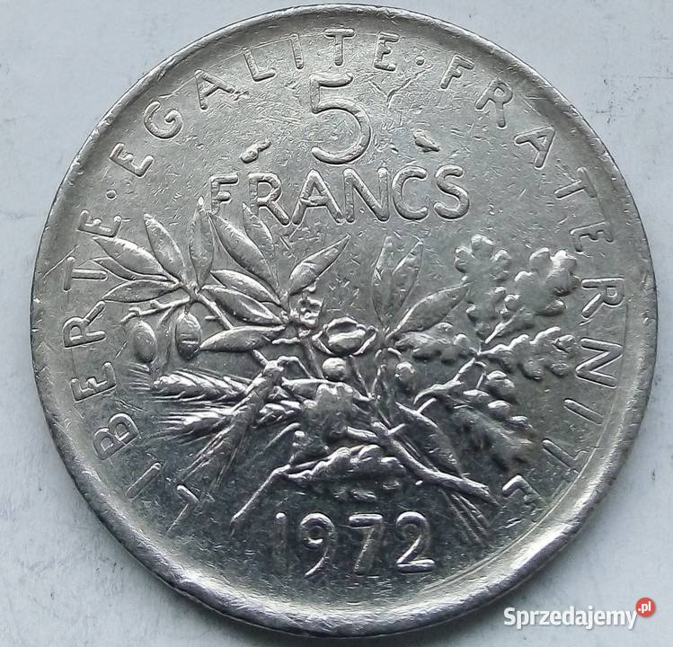 FRANCJA5 FRANCS1972 r