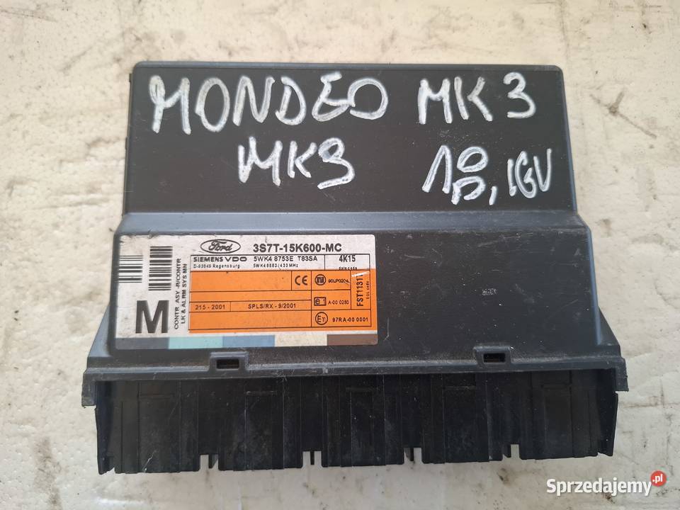 FORD MONDEO MK3 moduł komfortu 3S7T15K600MC świętokrzyskie Kielce