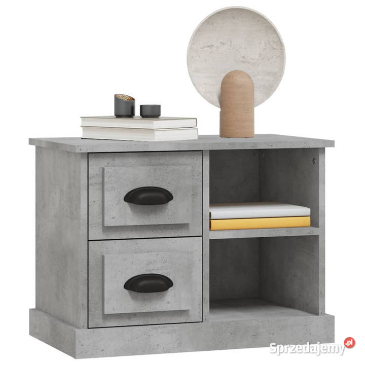 Szafka nocna szarość betonu 60x355x45 WM816372