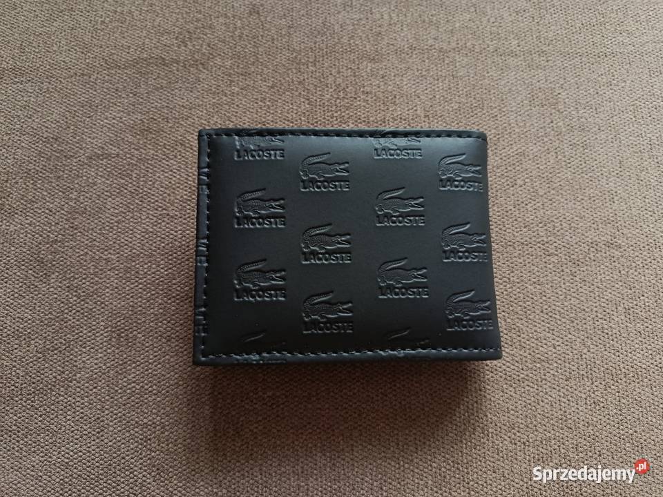 Portfel męski Lacoste Monogram Moda i Styl podlaskie