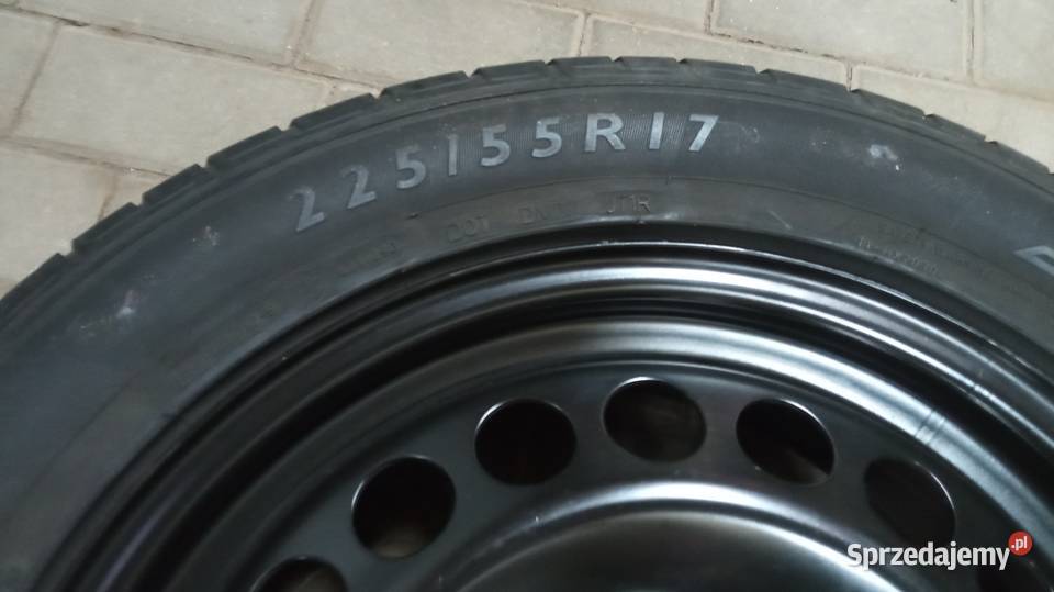 Koło z zapasu 225 55 17 opel Insignia A nowe warmińsko-mazurskie Giżycko sprzedam