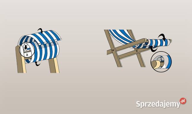 LEŻAK DREWNIANY PLAŻOWY OGRODOWY Składany Różne Bydgoszcz