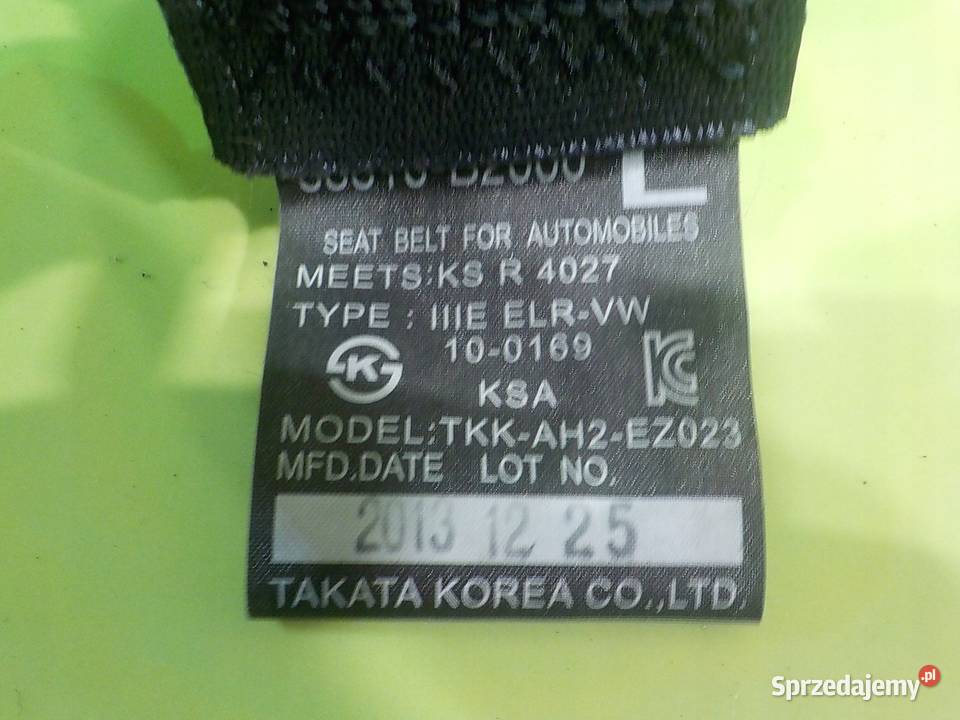 KIA SOUL II 16 CRDI 15r 5D pas bezpieczenstwa Suków