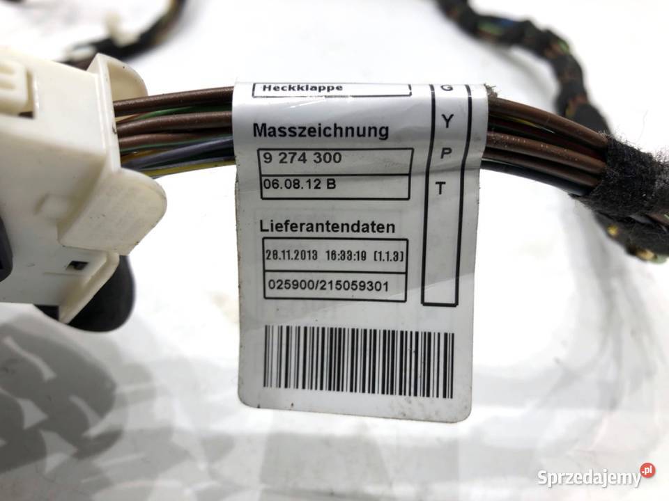 WIĄZKA KLAPY BAGAŻNIKA TYŁ BMW F32 9274357 20 Klapy bagażnika