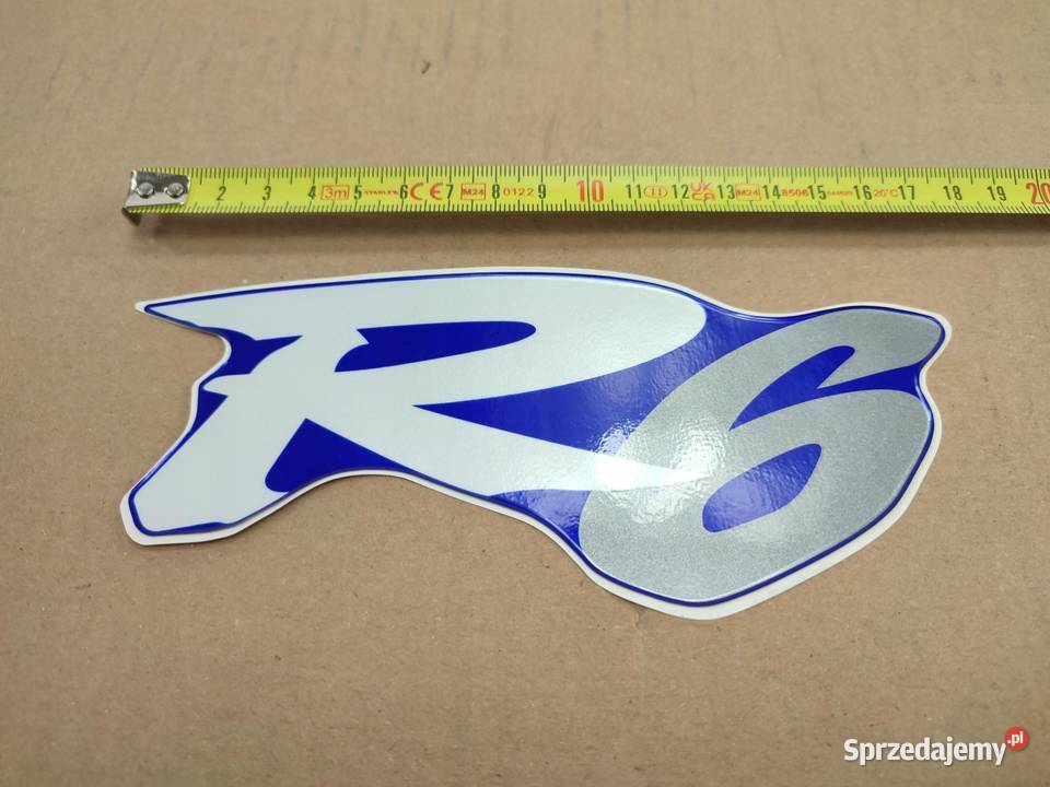 NAKLEJKA R6 NA ZADUPEK YAMAHA YZFR6 19992000