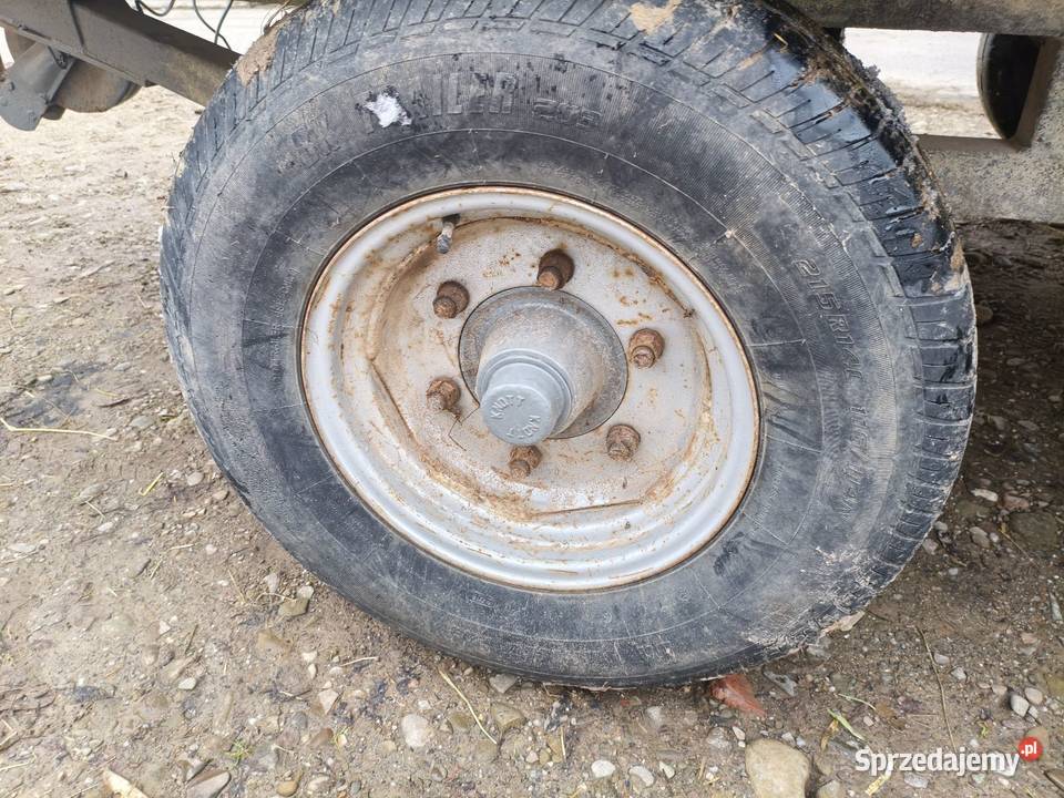 Przyczepa samochodowa tandem 2 osiowa idealna Burtowe i plandeki Gdów sprzedam