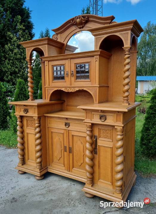 Jadalnia w stylu gdańskim komplet Kredens i Szczecin sprzedam