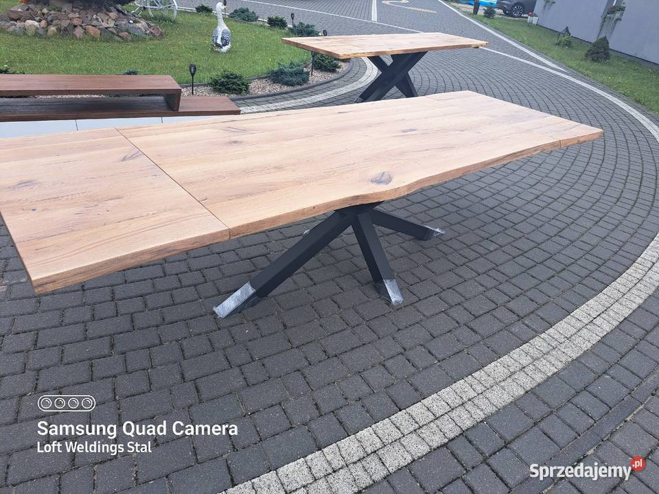 Stół dębowy 200100 rozkładany do 300