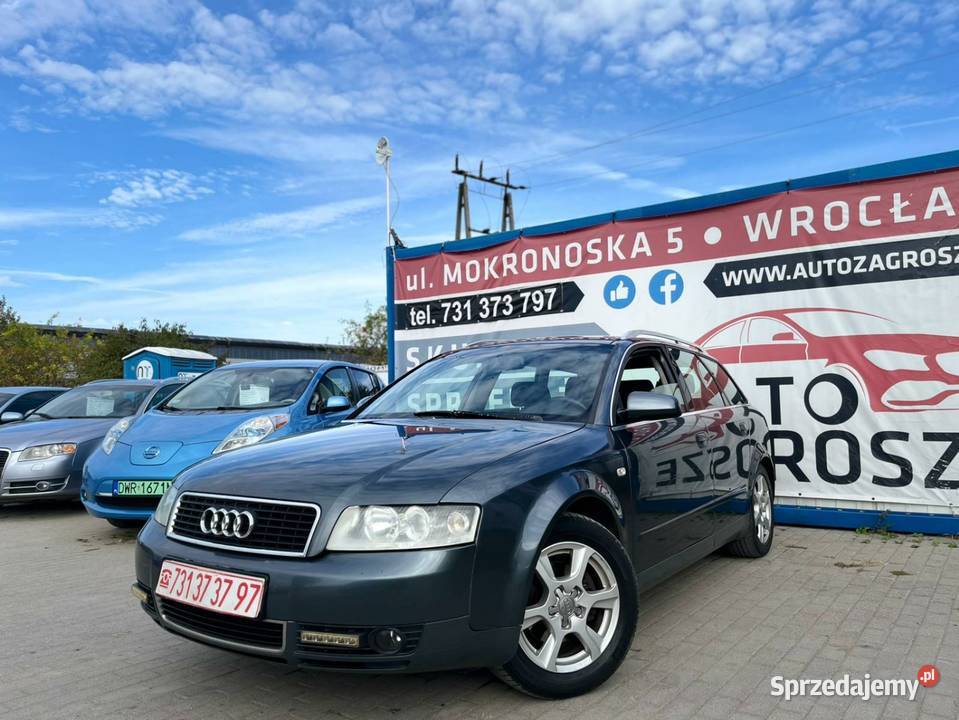 Audi A4B6 20 LPGBRCDługie opłaty Alufelgi HAK 130KM Wrocław