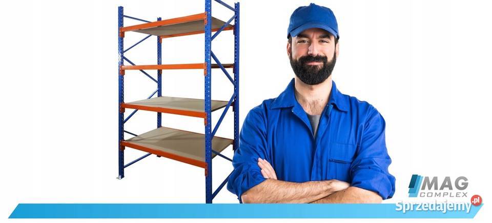 REGAŁ METALOWY MAGAZYNOWY WYTRZYMAŁY MOCNY MRC20 Starogard Gdański