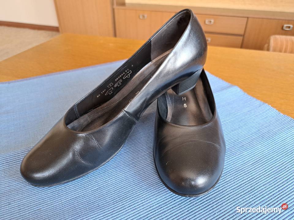 Czółenka czarne mały obcas Gabor Comfort r 385 5