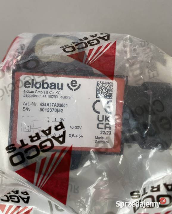 Czujnik potencjometr przedniej osi Massey Białystok