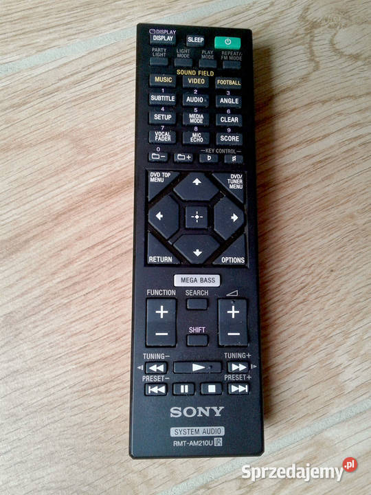 Pilot SONY RMTAM210U do System Audio Sprawny łódzkie Łódź sprzedam