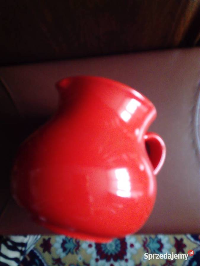piękny czerwony dzban mazowieckie Warszawa