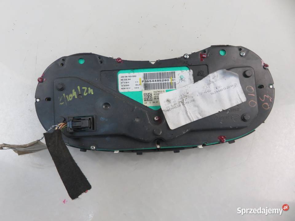 LICZNIK PEUGEOT 307 16 HDi P9654485280 osobowe Liczniki i zegary