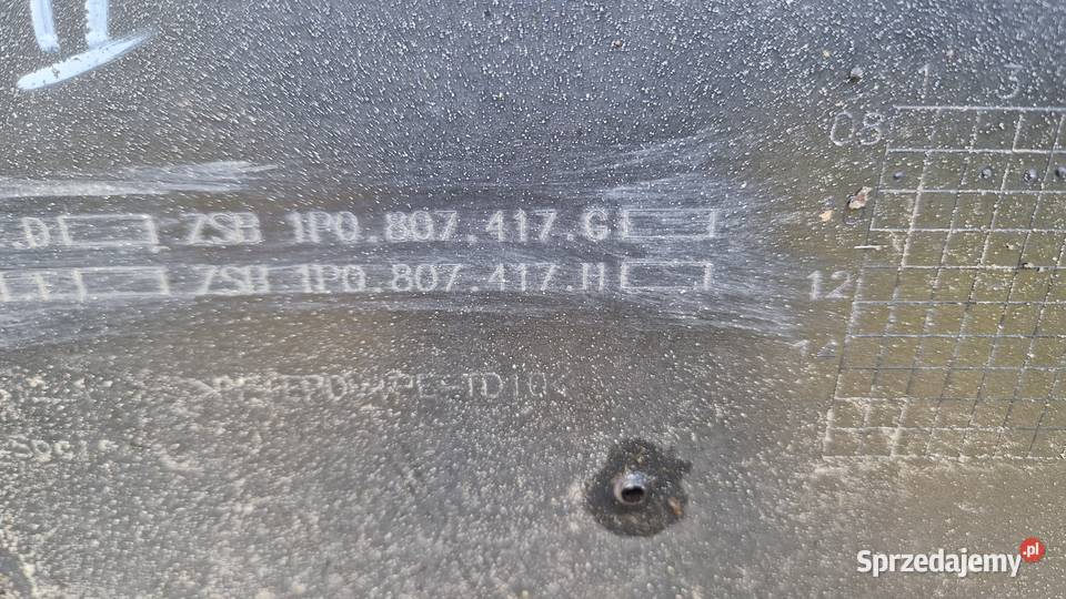 SEAT LEON ZDERZAK TYLNY TYŁ 1P0807417G Zderzaki