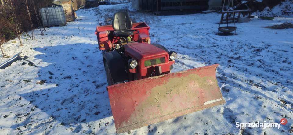 Traktorek tv 521 z Pługiem do śniegu Kozy