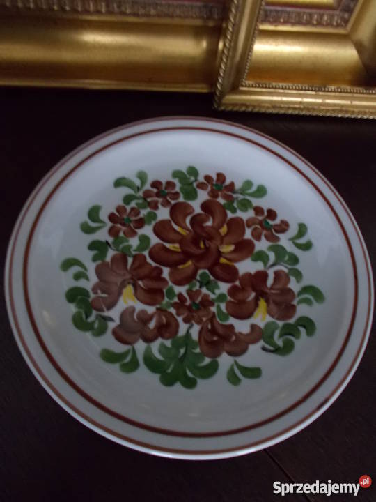 Talerz Ręcznie Malowany Porcelana Wawel PRL sprzedam