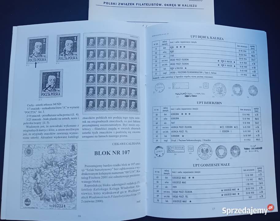 Kwartalnik Filatelista kaliski numery 1 69 i 2